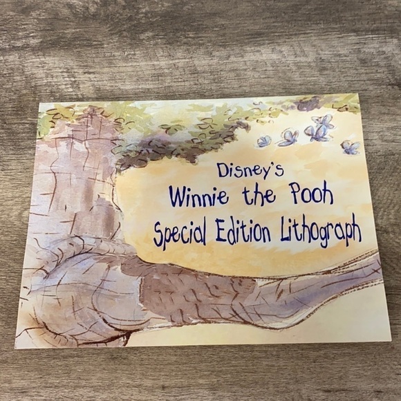 Disney Other - Disney’s Winnie the Pooh lithograph